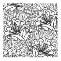 Текстурный лист CRAFT&CLAY 90 x 90 мм №05 Волшебные цветы TSN-05