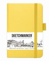 Блокнот для зарисовок SKETCHMARKER 140 г/м2 9 x 14 см 80 л, твердая обложка, Лимонный MP2314301SM