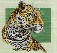 Набор для вышивания PANNA Леопард 31.5 х 31.5 см J-0664