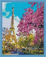 Алмазная мозаика: Парижская весна 40 x 50 см CV-QA201488