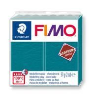 Полимерная глина FIMO Leather-Effect 57 г голубая лагуна 8010-le-57-369