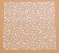 Лист ацетатный 30.5 x 30.5 см "Белые звезды" 3727216