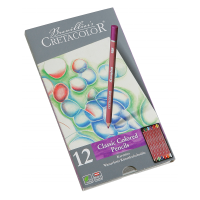 Набор цветных карандашей CRETACOLOR Karmina 12 шт, мет.пенал CR27012
