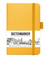 Блокнот для зарисовок SKETCHMARKER 140 г/м2 9 x 14 см 80 л, твердая обложка, Оранжевый MP2314401SM