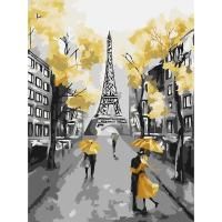 Картина по номерам на картоне ТРИ СОВЫ "Золотой Париж" 30 x 40 см, краски, кисть RE-КК_44070