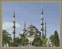 Алмазная мозаика: Голубая мечеть 40 x 50 см CV-LG211