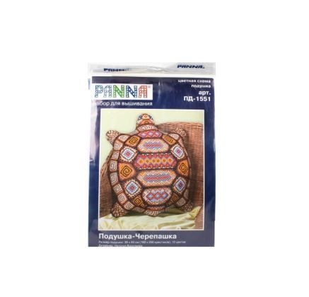 Набор для вышивания PANNA Подушка-Черепашка PD-1551 Набор для вышивания PANNA Подушка-Черепашка PD-1551