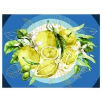 Картина по номерам на холсте ТРИ СОВЫ "Лимоны" 30 x 40 см с поталью, акриловыми красками и кистями RE-КХп_48130