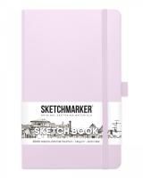 Блокнот для зарисовок SKETCHMARKER 140 г/м2 13 x 21 см 80 л, твердая обложка, Фиолетовый пастельный MP2314703SM
