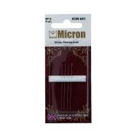 Набор бисерных игл MICRON №15 4 шт в блистере KSM-601