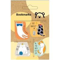 Закладки магнитные для книг 4 шт MESHU Right cat RE-MS_39350