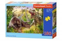 Пазл Castorland 180 Битва динозавров B-018413
