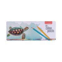 Набор цветных карандашей BRUYNZEEL Черепаха 45 цв в метал.упак MP60312905