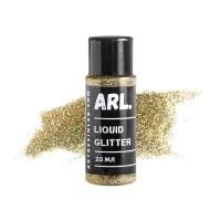 Жидкий глиттер ARL. Liquid Glitter золотой 20мл ARL-LIQ-GLIT-03