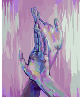 Картина по номерам на холсте ТРИ СОВЫ "Прикосновения" 40 x 50 см с акриловыми красками и кистями RE-КХ_44182