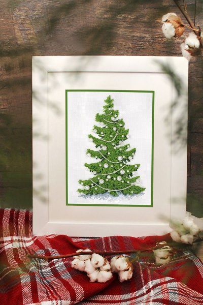 Набор для вышивания KLART "Бархатная ель" 13.5 х 19.5 см 8-484 Набор для вышивания KLART "Бархатная ель" 13.5 х 19.5 см 8-484