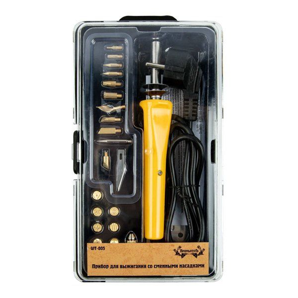 Прибор для выжигания "Промысел" 220V/30 Вт, 19 сменных наcадок WT-005 Прибор для выжигания "Промысел" 220V/30 Вт, 19 сменных наcадок WT-005