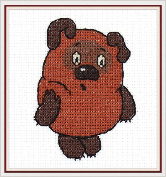 Набор для вышивания KLART "Винни Пух" 9.5 х 11.5 см CMF-8-566 Набор для вышивания KLART "Винни Пух" 9.5 х 11.5 см CMF-8-566