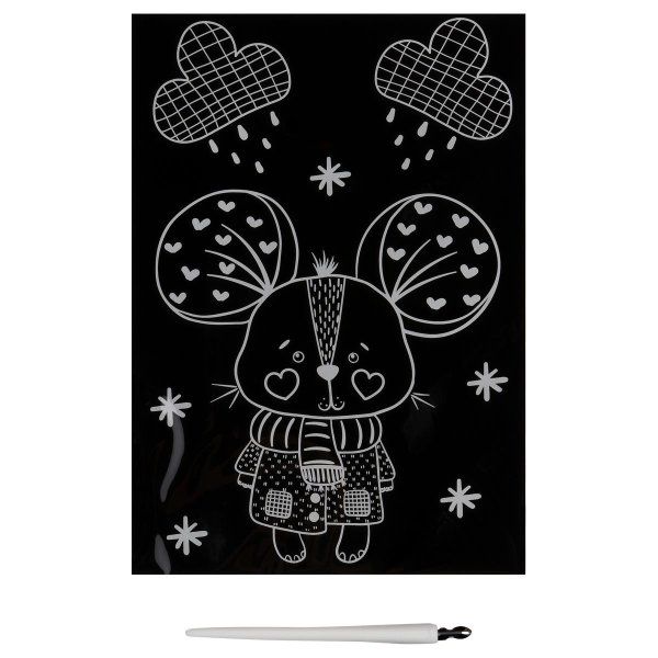 Гравюра с мультицветной основой ТРИ СОВЫ А5 "Осень" RE-GA5_49950 Гравюра с мультицветной основой ТРИ СОВЫ А5 "Осень" RE-GA5_49950