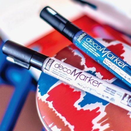 Маркер акриловый PEBEO Acrylic Marker №2 4 мм перо скошенное Маркер акриловый PEBEO Acrylic Marker №2 4 мм перо скошенное