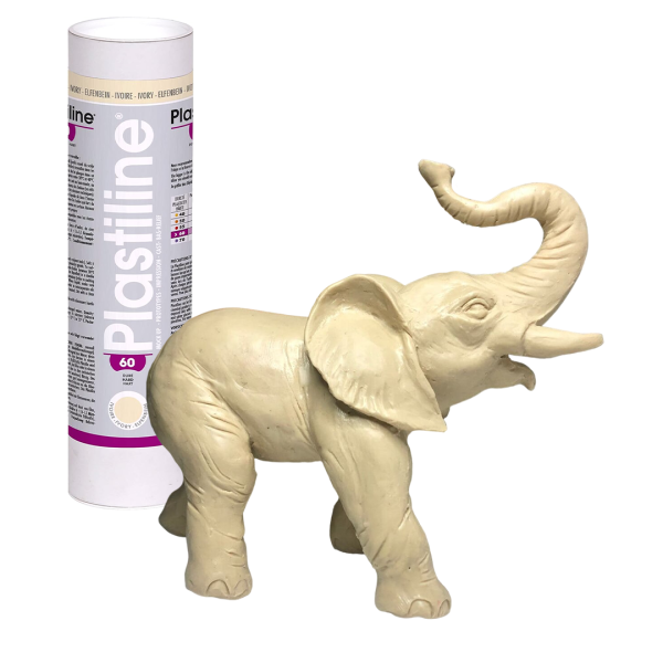 Пластилин скульптурный PLASTILINE 1 кг, 60-твердый, слоновая кость RH-1160T Пластилин скульптурный PLASTILINE 1 кг, 60-твердый, слоновая кость RH-1160T